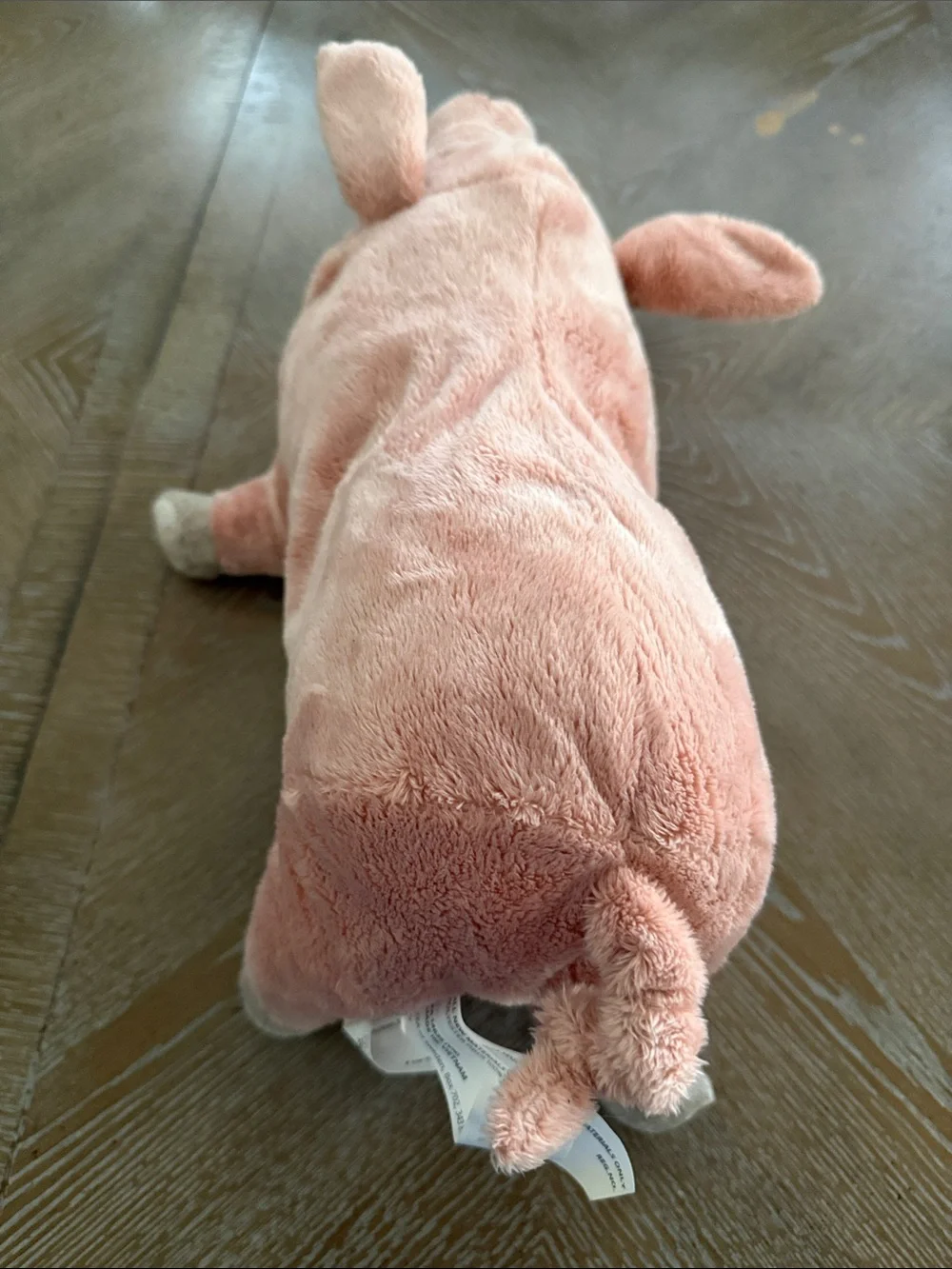 IKEA JÄTTELIK T-Rex Dinosaur & Pink Elephant Plush Stuffed Animal Lot